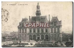 Carte Postale Ancienne Limoges L'Hôtel de Ville