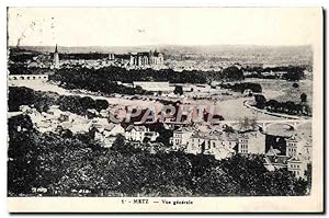 Carte Postale Ancienne Metz vue générale