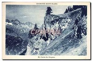 Carte Postale Ancienne Chamonix Mont Blanc Chalet du Chapeau Daguin Ecole et Centre Horlogerie