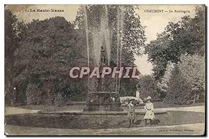 Carte Postale Ancienne Chaumont Le Boulingrin
