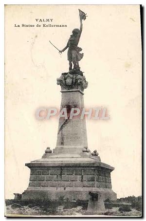 Carte Postale Ancienne Valmy La Statue De Kellermann