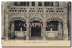 Carte Postale Ancienne Bourg Eglise de Brou Le Jube