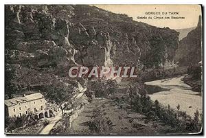 Carte Postale Ancienne Gorges Du Tarn Entrée Du Cirque Des Beaumes