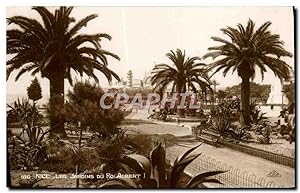 Carte Postale Ancienne Nice Les Jardins Du Roi Albert 1er