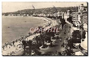 Carte Postale Moderne Nice La Cote D'Azur Promenade des Anglais