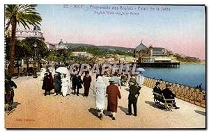 Carte Postale Ancienne Nice Promenade Des Anglais Palais de la jetée