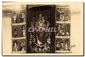 Carte Postale Ancienne Saint Thegonnec Tryptique De La Vierge
