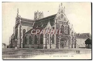 Carte Postale Ancienne Bourg Eglise de Brou