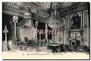 Carte Postale Ancienne Palais De Fontainebleau Salle Du Trone