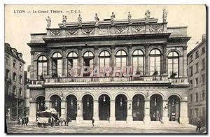 Carte Postale Ancienne Lyon Le Grand Théâtre
