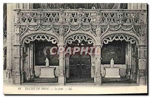 Carte Postale Ancienne Bourg Eglise de Brou Le Jube
