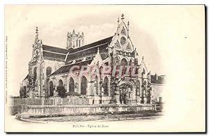 Carte Postale Ancienne Bourg Eglise De Brou