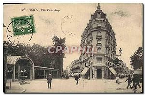 Carte Postale Ancienne Vichy Place Victor Hugo