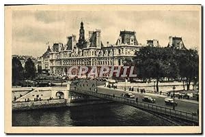 Carte Postale Ancienne Paris L'Hôtel De Ville