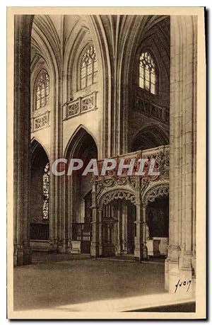 Carte Postale Ancienne Bourg Eglise de Brou La Nef