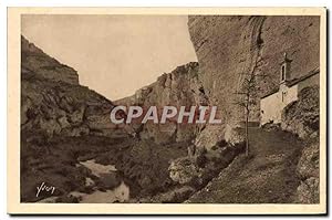 Carte Postale Ancienne Gorges Du Tarn L'Ermitage De St Hilaire et le cirque des Beaumes