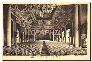 Carte Postale Ancienne Vichy La salle des fêtes
