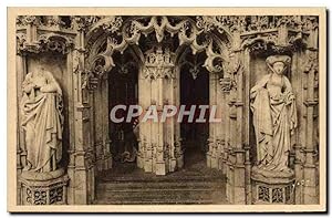 Carte Postale Ancienne Bourg Eglise de Brou Mausolee de Philibert le Beau