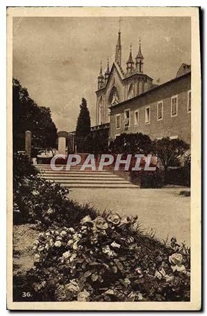 Carte Postale Ancienne Cote D'Azur Artistique Nice Les Jardins du Monastere de Cimiez