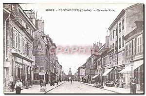 Reproduction Pontarlier Grande Rue