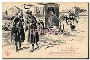 Carte Postale Ancienne Cartomancie Voyance Folklore Nos Bons paysans La bonne aventure