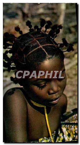 Carte Postale Moderne Enfant Noir negre Petite fille