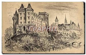 Carte Postale Ancienne Château de Pau