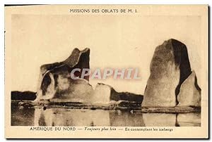 Carte Postale Ancienne Polaire Missions des oblats de Marie Immaculee Amerique du Nord Toujours p...
