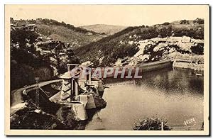 Carte Postale Ancienne Electricite Vallée de la Truyere Barrage de Sarrans