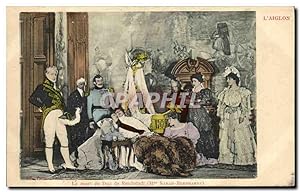 Carte Postale Ancienne Fantaisie Théâtre Femme L'aiglon La mort du duc de Reichstadt Mme Sarah Be...
