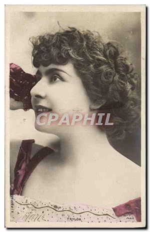 Carte Postale Ancienne Femme Théâtre Thylda