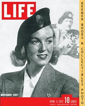 Life Magazine April 5, 1943 - Volume 14, Number 14 - Cover: Montgomery Beret