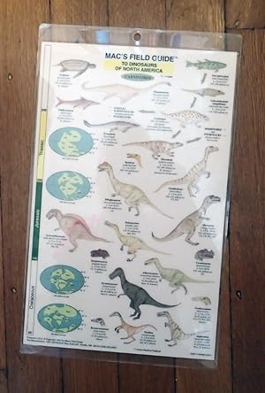 DINOSAURS OF NORTH AMERICA Dinosaurs - North America (Mac's Guides, Laminated Chart)
