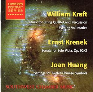 Kraft - Krenek - Huang - Southwest Chamber Music "Composer Portrait Series" [CD - MUSIC COMPACT D...
