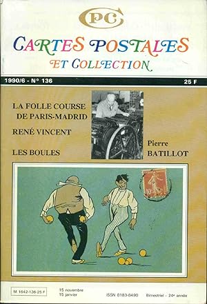 Cartes Postales et Collection . No 136. La folle sourse de Paris-Madrid . René Vincent-Les boules...