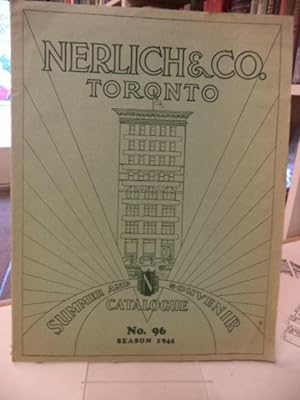 Nerlich & Co. Toronto. General Catalogue No. 96. Season 1944. [Summer and Souvenir Catalogue]