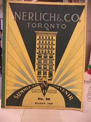 Nerlich & Co. Toronto. General Catalogue No. 88. Season 1940. Golf, Tennis and Baseball Goods, Cr...