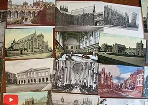 Oxford England old postcards lot x 40 early 1900's city views colleges churches