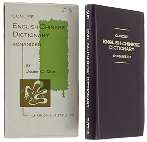 CONCISE ENGLISH-CHINESE DICTIONARY ROMANIZED. 13° printing.: