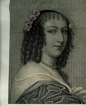 Portrait de Manon de l'Enclos, extrait du journal hebdomadaire "Paris illustré"