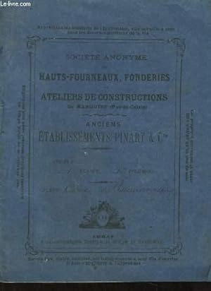 Cahiers Scolaire. Société des Hauts-Fourneaux, Fonderies et Ateliers de Constructions de Marquise...