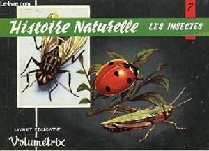 Livret Educatif Volumétrix N° 7 : Histoire Naturelle : Les Insectes.