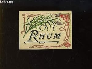 1 Etiquette d'une bouteille de Rhum. N°674