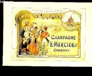 Carte publicitaire "Champagne Mercier, Epernay" : Illustration Publicitaire publiée à l'occasion ...