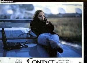 1 photographie d'exploitation du film " Contact", avec Jodie Foster et Matthew McConaughey