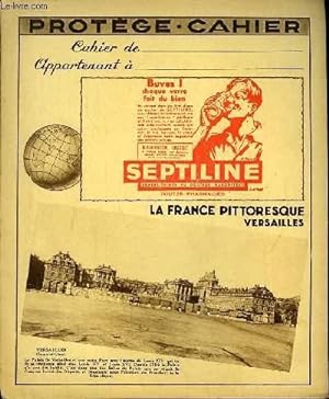 Un protège-cahier de "La France Pittoresque - Versailles"