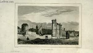 Gravure XIXe en noir et blanc, de La Rochelle ( 17e liv. Charente Inférieure )