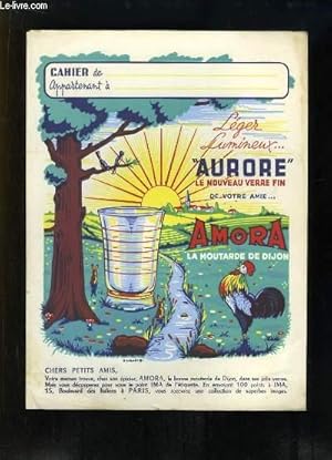 Protège-Cahier "Amora, la Moutarde de Dijon - Aurore, le nouveau verre fin".