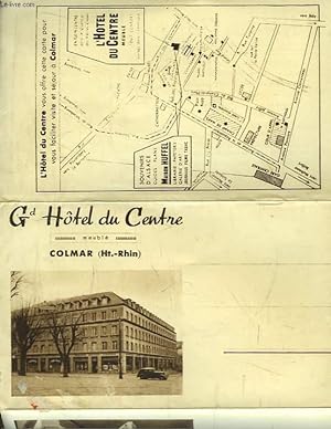 Carte Postale Ancienne Publicitaire du Grand Hôtel du Centre, Colmar (Haut-Rhin)