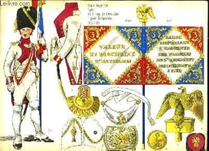 Une reproduction illustrées en couleurs, de la Garde Impériale Aigle du 3è Regiment de Grenadiers...